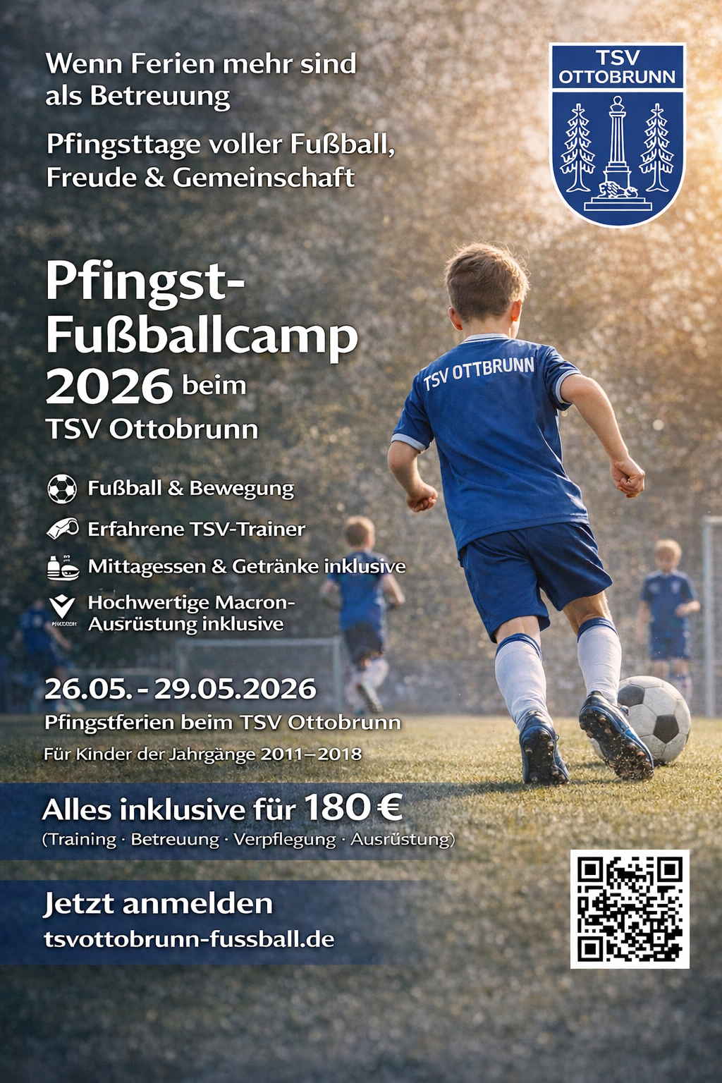 Plakat Pfingst-Fußballcamp 2026